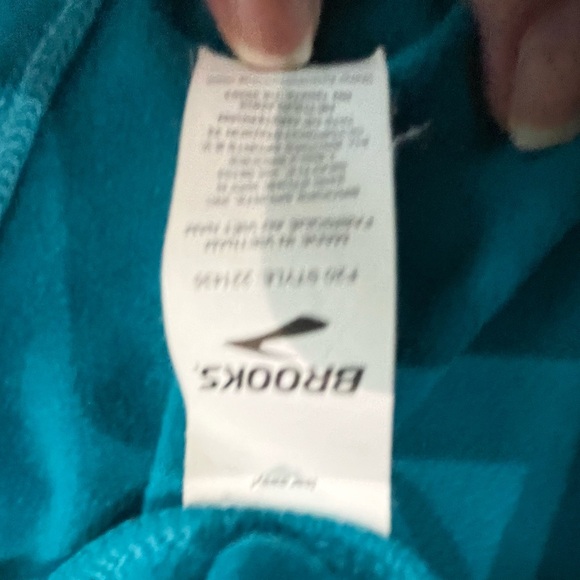 NWOT Brooks zip up active blue light jacket size small - Picture 2 of 9